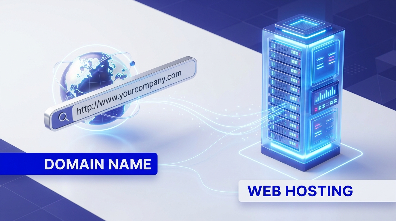 Difference Between Domain Name and Web Hosting: The Complete Guide